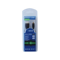 Produktbild för Sinox Plus+ HDMI-kabel med Ethernet - 2 m
