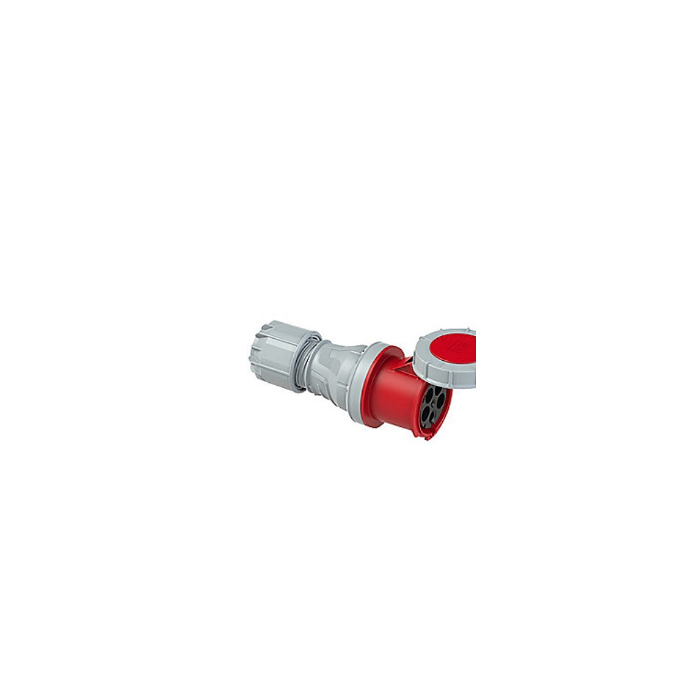 Produktbild för PCE CEE grenuttag/mellanled 125 A 5P – 6h, IP67, POWER TWIST