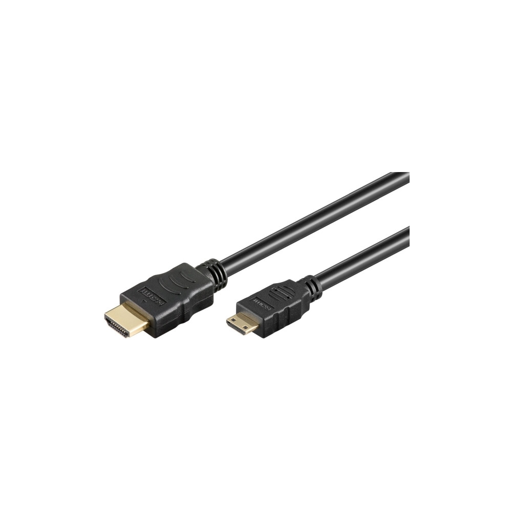 Produktbild för Goobay Höghastighets-HDMI -Kabel med Ethernet Mini