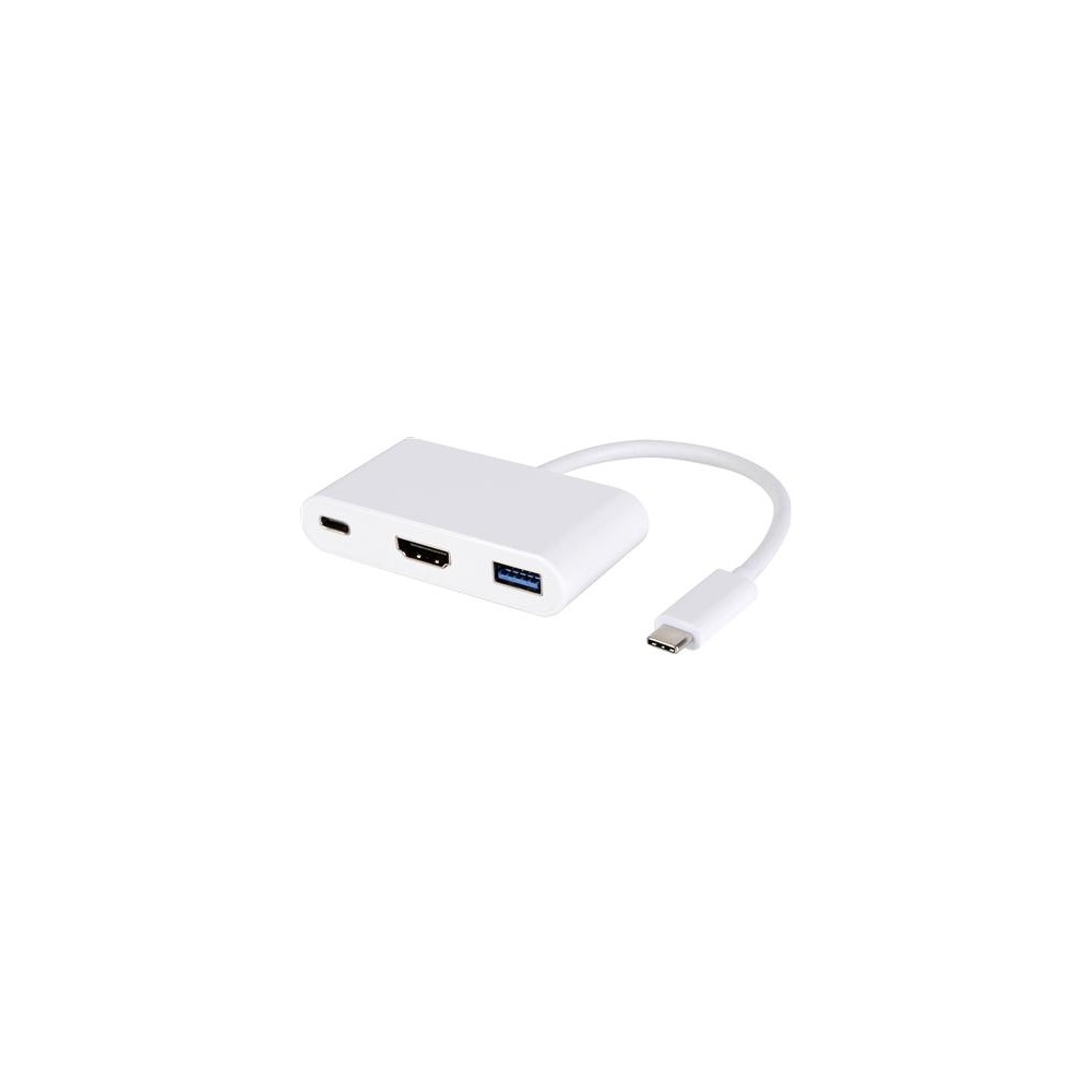 Produktbild för MICROCONNECT USB C hane till USB 3.0 hona, HDMI 1.4 hona, US...