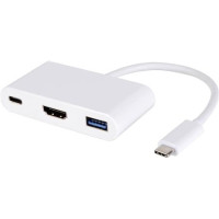Produktbild för MICROCONNECT USB C hane till USB 3.0 hona, HDMI 1.4 hona, US...