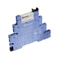 Produktbild för Finder reläkopplingsmodul 6,2mm 1P 6A 24V AC/DC (38.51.0.024...