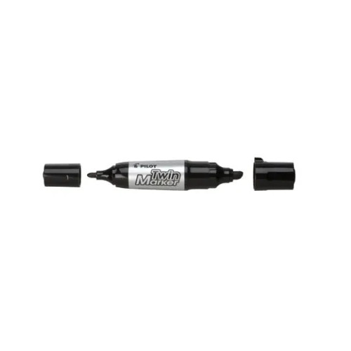 PILOT Permanent marker Pilot BeGreen Twin Marker jumbo 2-i-1 svart