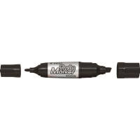 Produktbild för Permanent marker Pilot BeGreen Twin Marker jumbo 2-i-1 svart