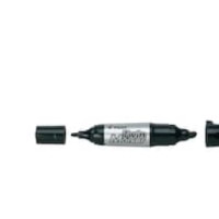 Produktbild för Permanent marker Pilot BeGreen Twin Marker jumbo 2-i-1 svart