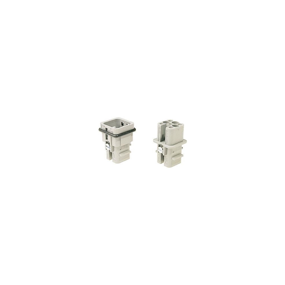 Produktbild för Harting stiftinsats Han® D 09 21 007 3031 7 + PE press 1 st...