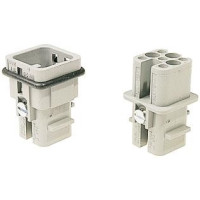Produktbild för Harting stiftinsats Han® D 09 21 007 3031 7 + PE press 1 st...