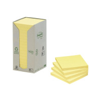 Produktbild för Post-it 654-1T - mini-tower bärbara datorer - 76 x 76 mm - 1600 ark (16 x 100)