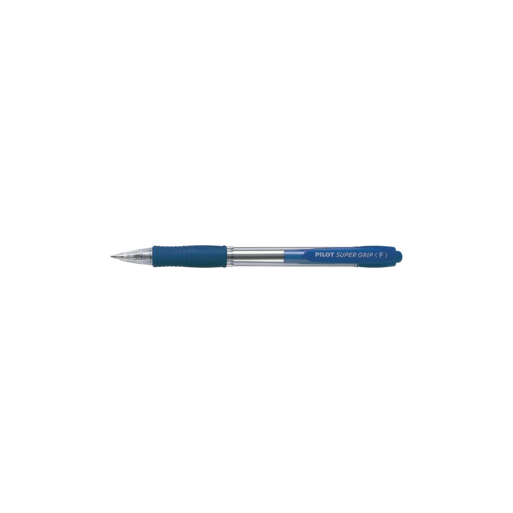 Produktbild för Kulpenna Pilot Super Grip, påfyllningsbar, 0,7 mm, fine, blå...