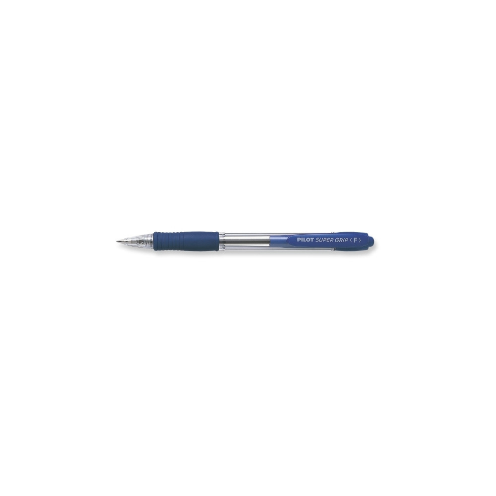 Produktbild för Kulpenna Pilot Super Grip, påfyllningsbar, 0,7 mm, fine, blå...