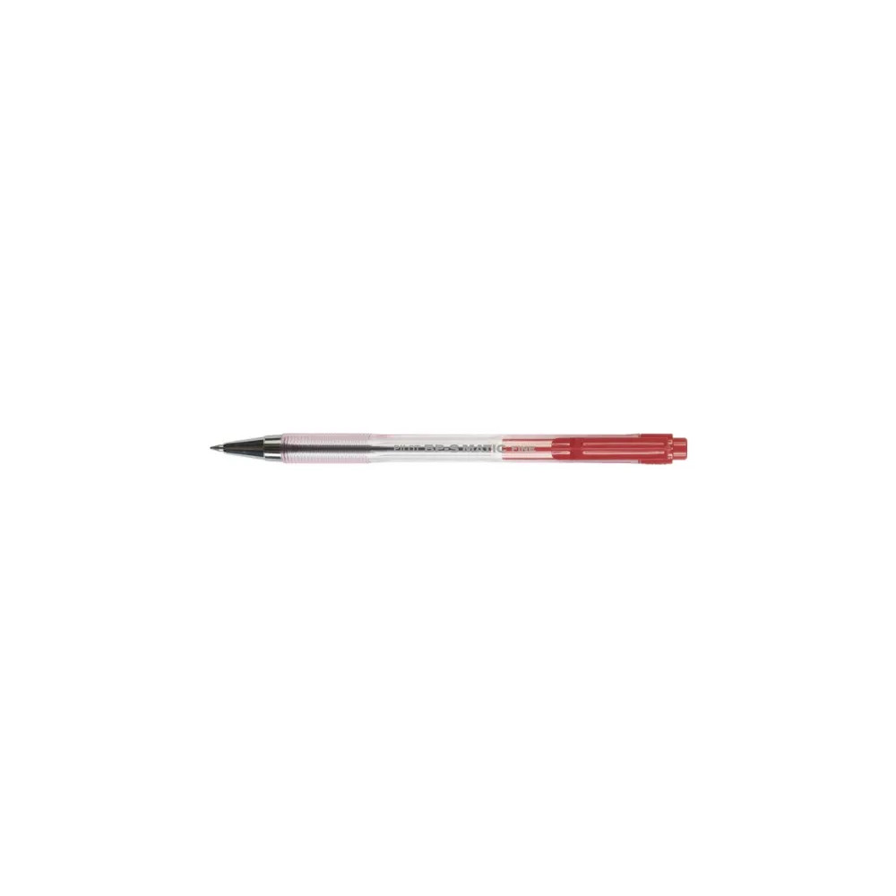Produktbild för Kulspetspenna PILOT BP-S Matic, fin, 0,7 mm, röd, paket med...