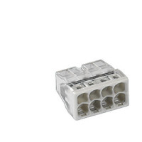 Produktbild för WAGO PUSH WIRE® Joint 8x 0,5-2,5mm2 ljusgrön, skruvlös i tra...
