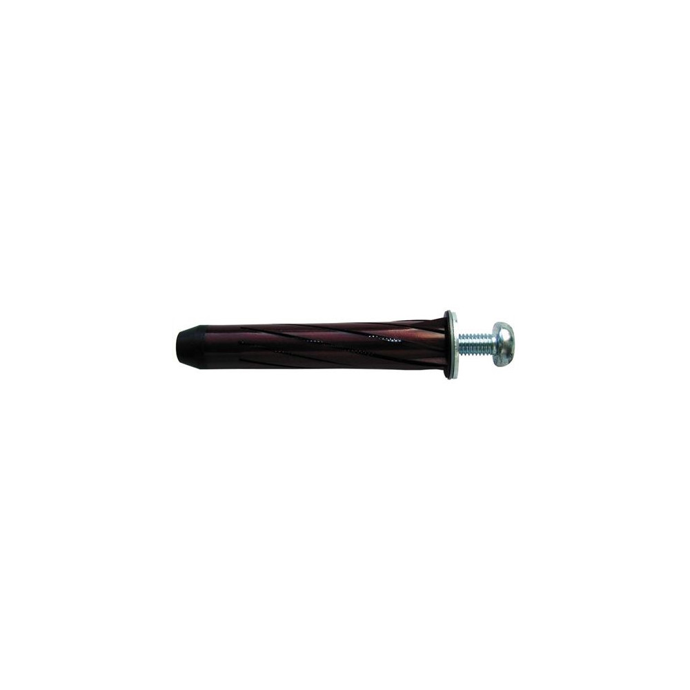 Produktbild för EXPANDET rosett ihålig väggplugg 5x65 mm röd för två gipsski...