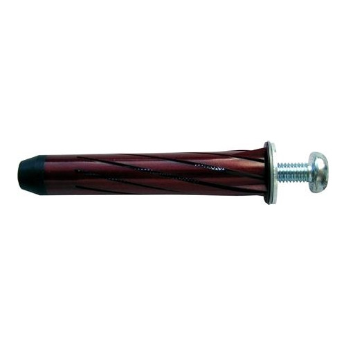EXPANDET Expanderad rosett ihålig väggplugg 5x90 mm röd, för två gips...