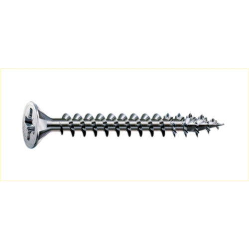 Spax SPAX 4003530003943, Skruv, Metall, Trä, Platt, Krom, Delvis...