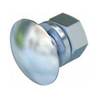 Produktbild för OBO skruvset FRS M8x20 mm flack bult/fastgörelse med bricka...