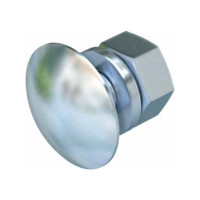 Produktbild för OBO skruvset FRS M8x20 mm flack bult/fastgörelse med bricka...