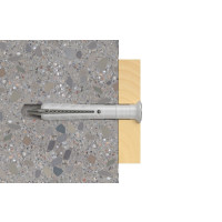 Produktbild för Sømdubel N-Z 6X40 nylon/fzb