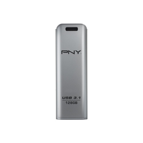 PNY Technologies PNY Elite Steel - USB flash-enhet - 128 GB