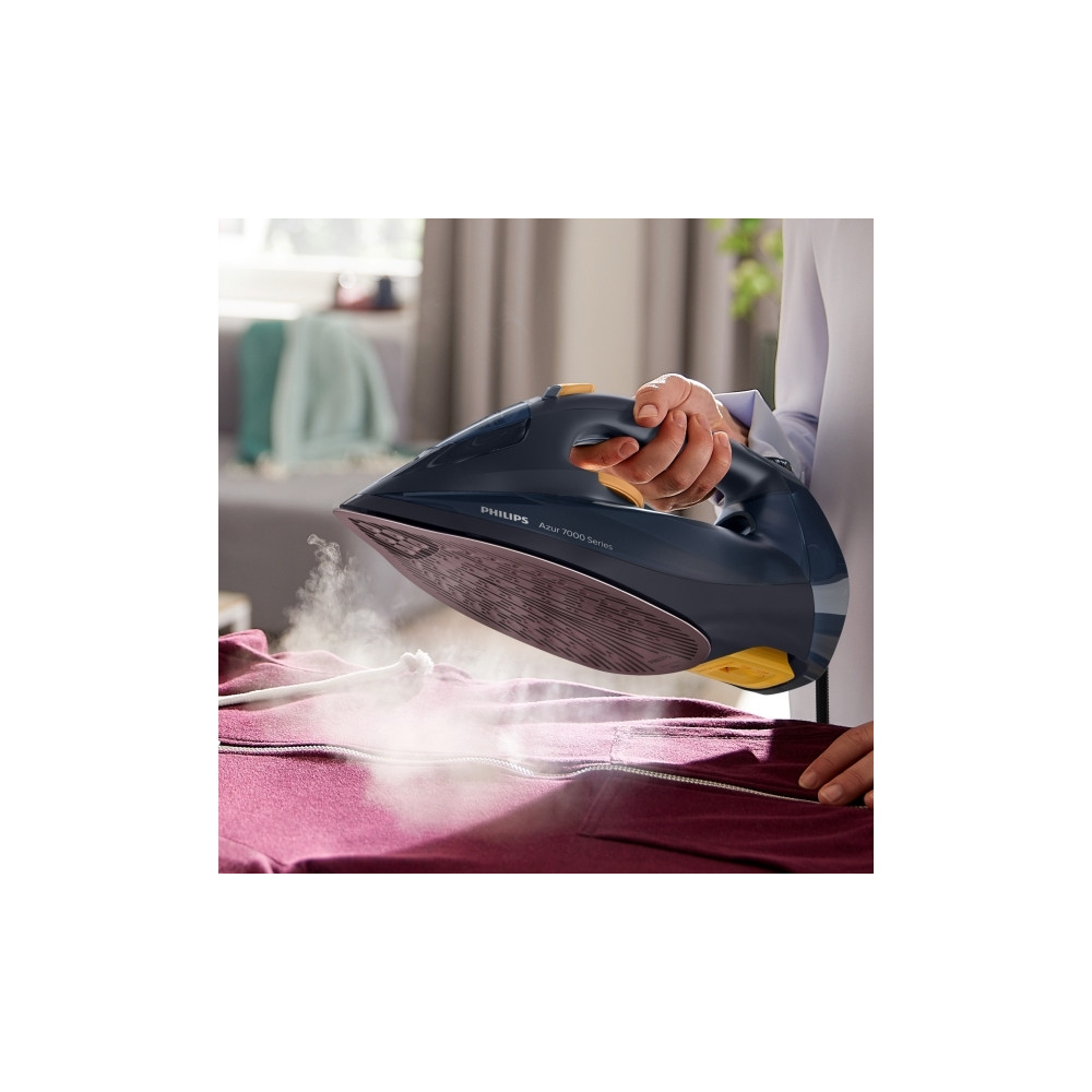 Produktbild för Philips 7000 series DST7060/21 HV Ångstrykjärn blått/gult, Å...
