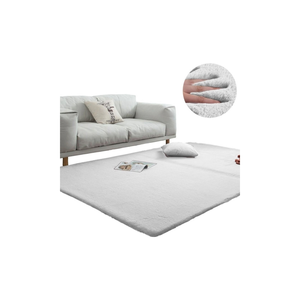 Produktbild för Strado Room Rug Rabbit Strado 200x200 White (White) universa...