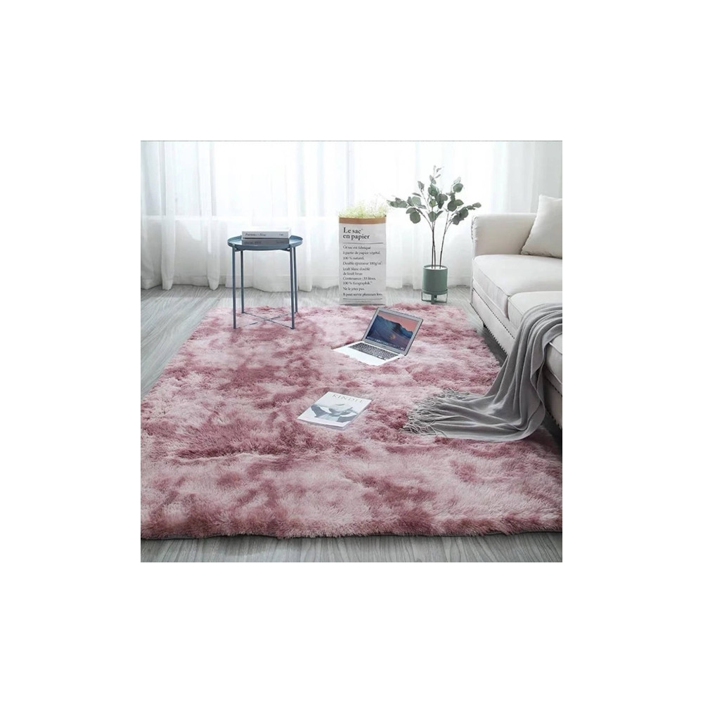 Produktbild för Strado Carpet Ombre Shaggy Strado 250x350 OmbrePurple (Pink)...