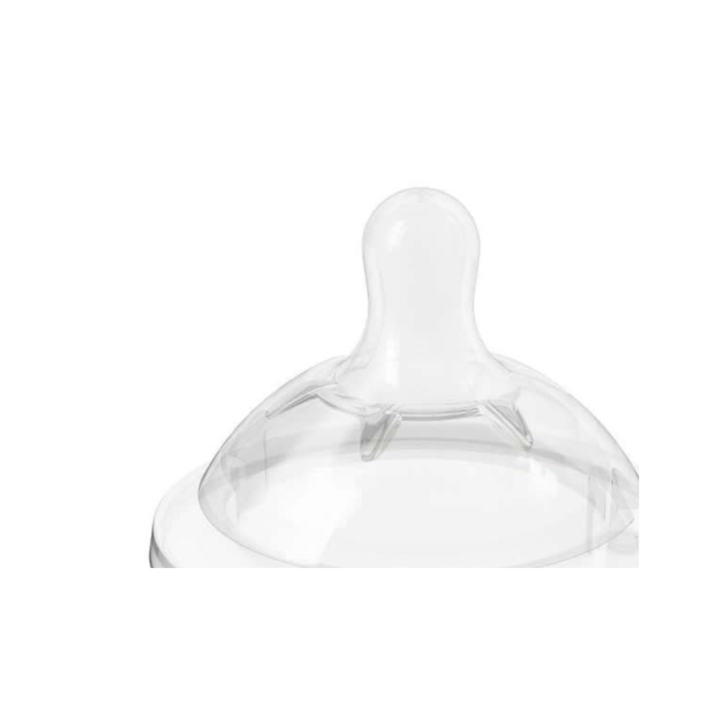 Produktbild för Chicco Natural Feeling, Antikolikventil, Transparent, Siliko...
