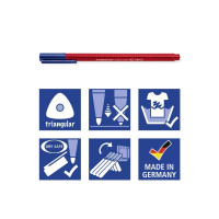 Produktbild för Fineliner Staedtler® triplus® Color 323 med 8+2 stk. ass. fa...