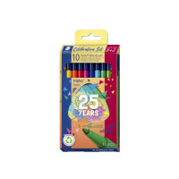 Produktbild för Fineliner Staedtler® triplus® Color 323 med 8+2 stk. ass. fa...