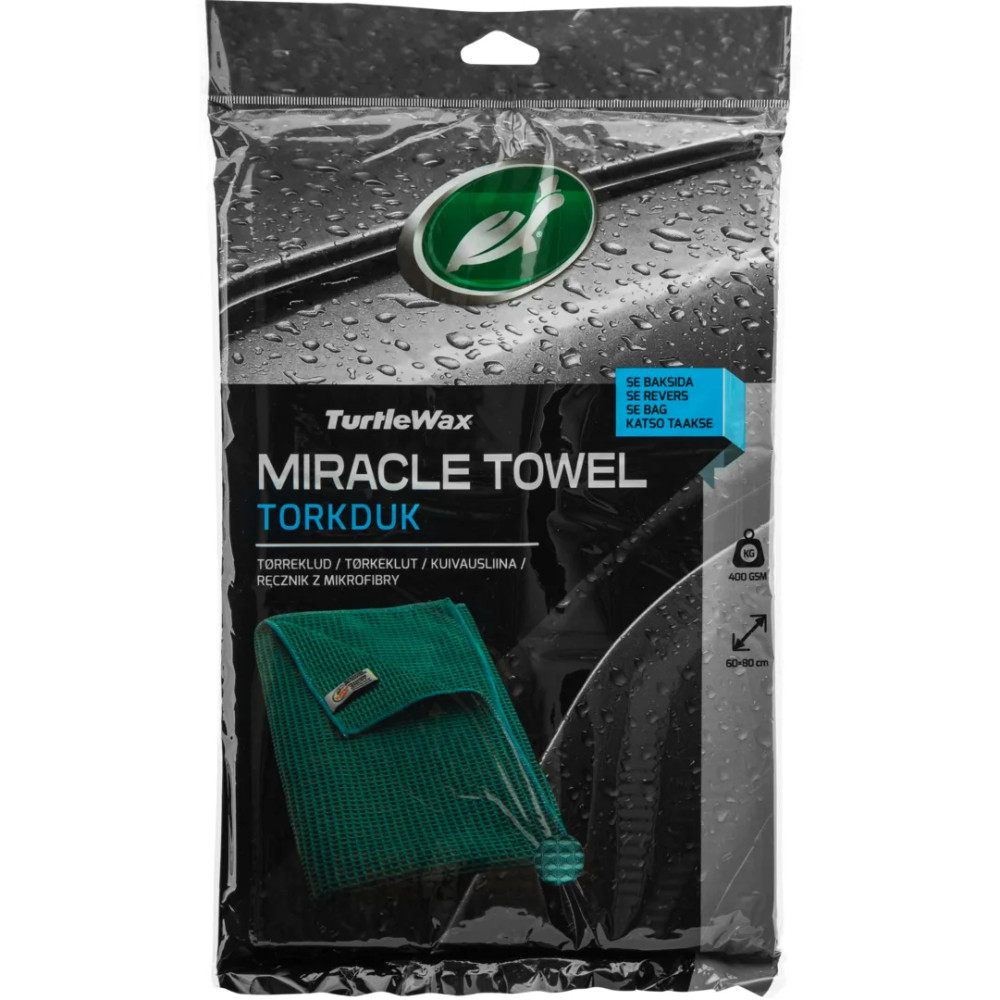 Produktbild för Turtle Wax Miracle Drying Towel 60x80 cm