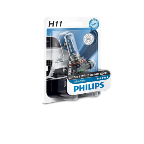 Philips Philips WhiteVision strålkastarkälla 12362WHVB1, H11, 55 W,...