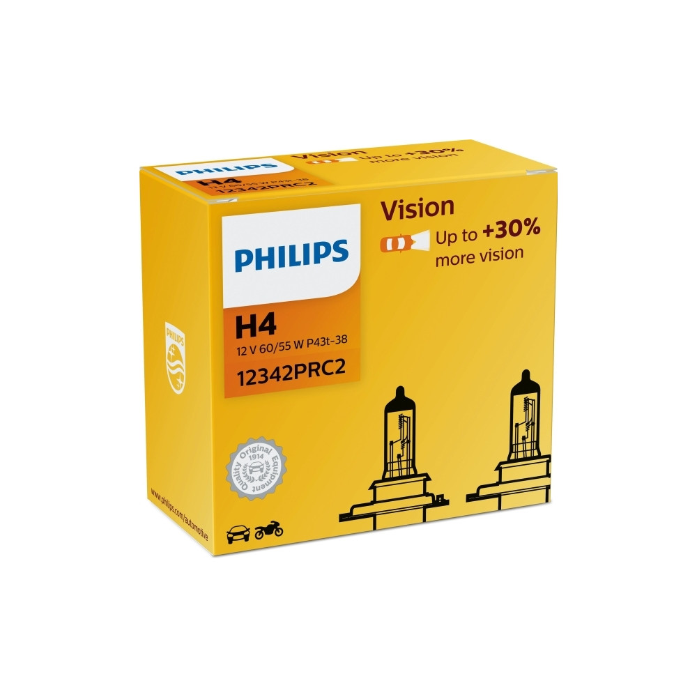 Produktbild för Philips Vision H4 60/55W 12V