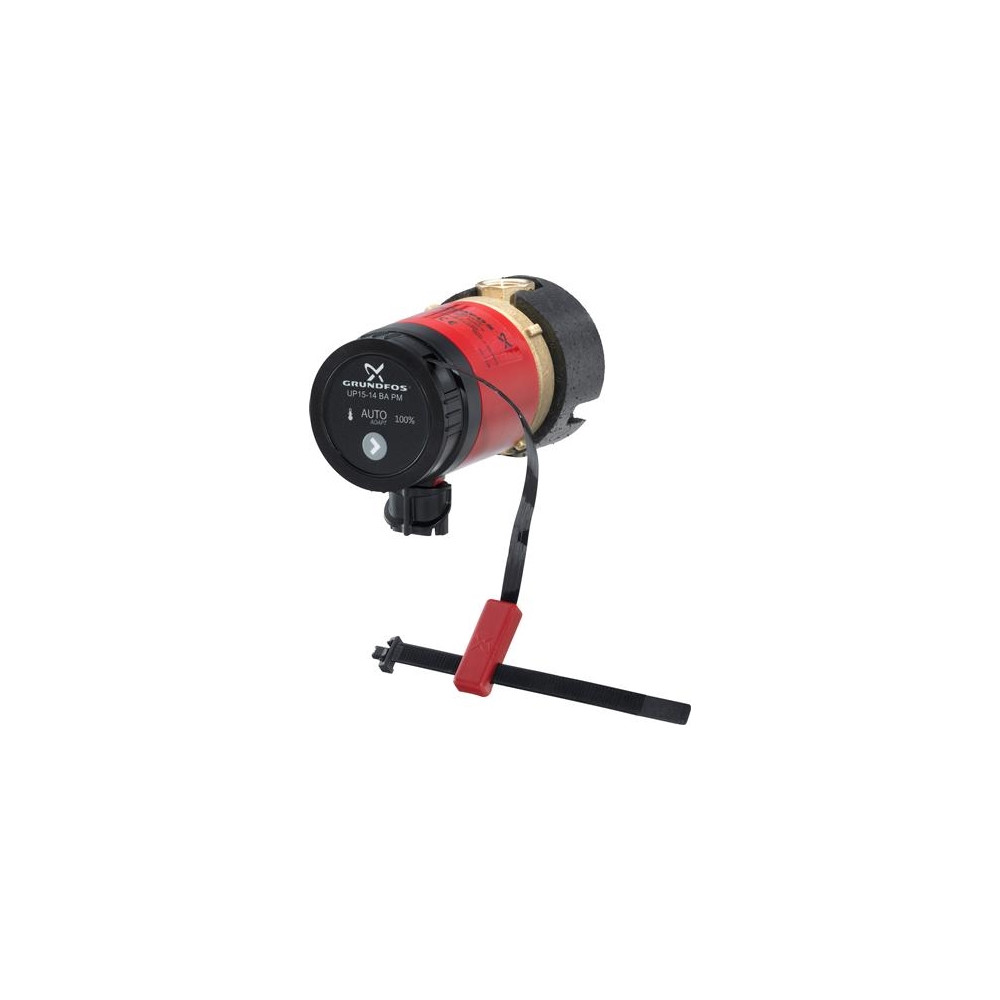 Produktbild för Grundfos cirkulationspump UP 15-14 B TA 80 mm för varmvatten...