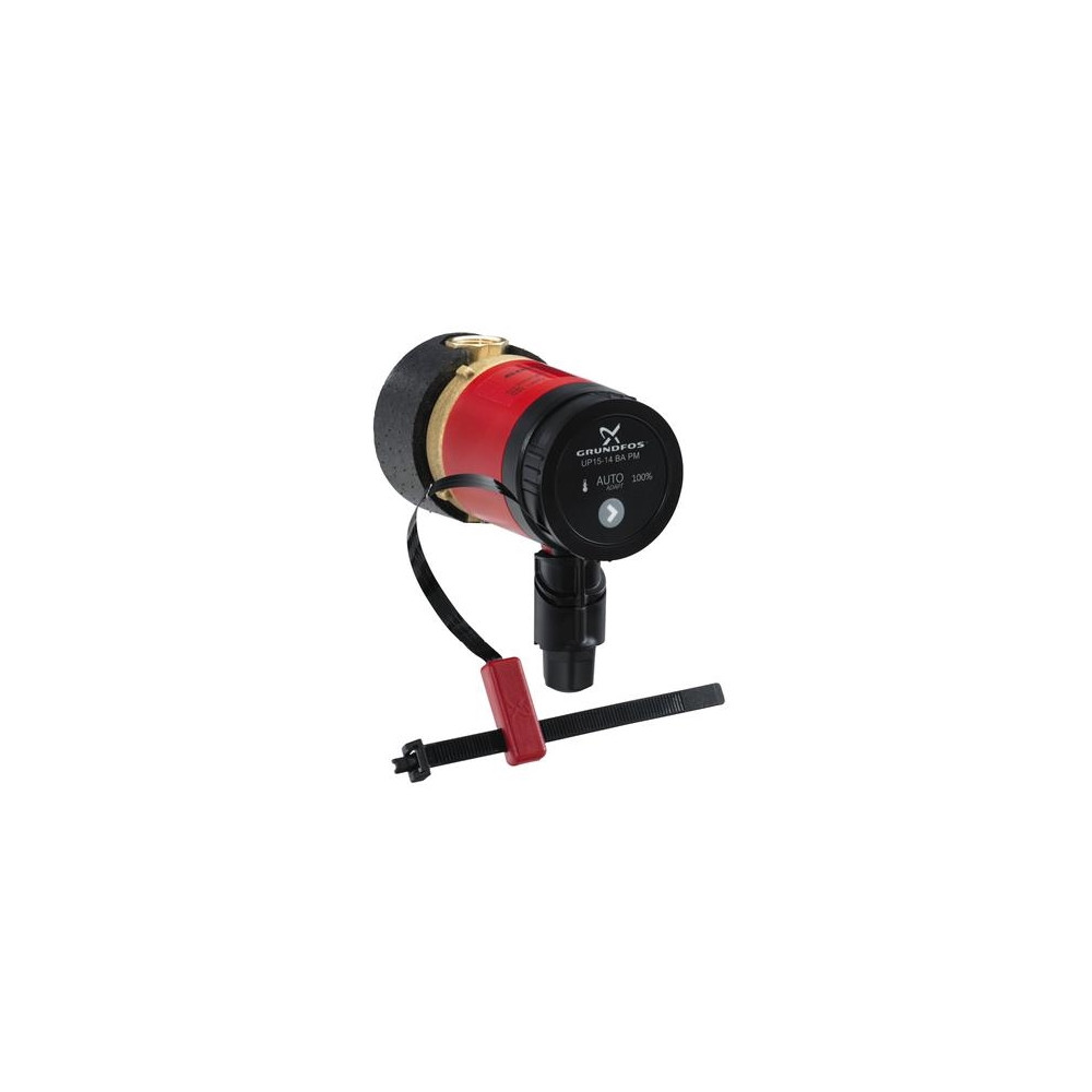 Produktbild för Grundfos cirkulationspump UP 15-14 B TA 80 mm för varmvatten...