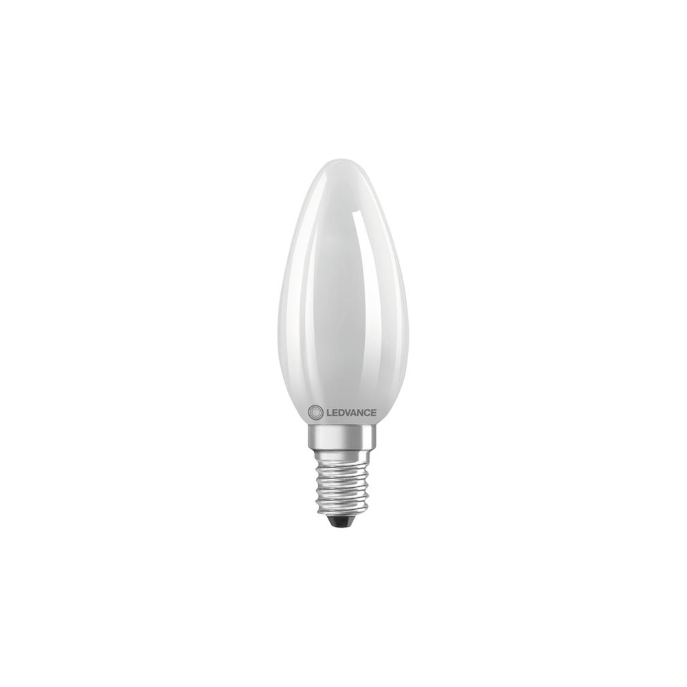Produktbild för LEDVANCE PERFOMANCE - LED-glödlampa med filament - form: B35 - glaserad finish - E14 - 2.5 W - varmt vitt ljus - 2700 K