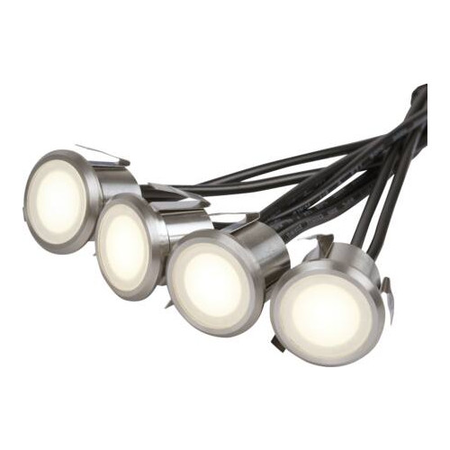 Solar Plus Garden decklight för trädäck, Garden Kit med 4 st armaturer...