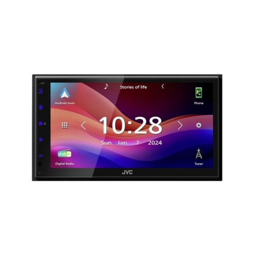 JVC JVC KW-M695DBW Bilradio Apple CarPlay / Android Auto, DAB+ o...