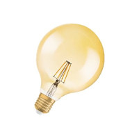 Produktbild för OSRAM Vintage 1906 LED - LED-glödlampa med filament - form: G125 - klar finish - E27 - 2.8 W - varmt vitt ljus - 2400 K