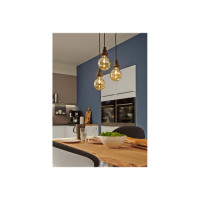 Produktbild för OSRAM Vintage 1906 LED - LED-glödlampa med filament - form: G125 - klar finish - E27 - 2.8 W - varmt vitt ljus - 2400 K