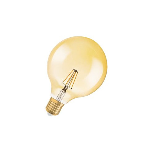 LEDVANCE OSRAM Vintage 1906 LED ST - LED-glödlampa med filament - form: G125 - klar finish - E27 - 6.5 W - varmt vitt ljus - 2400 K