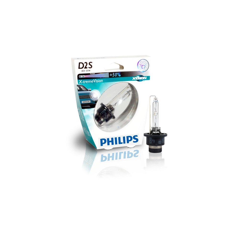 Produktbild för Philips D2S X-tremeVision Xenon 35W 12V+ 50%