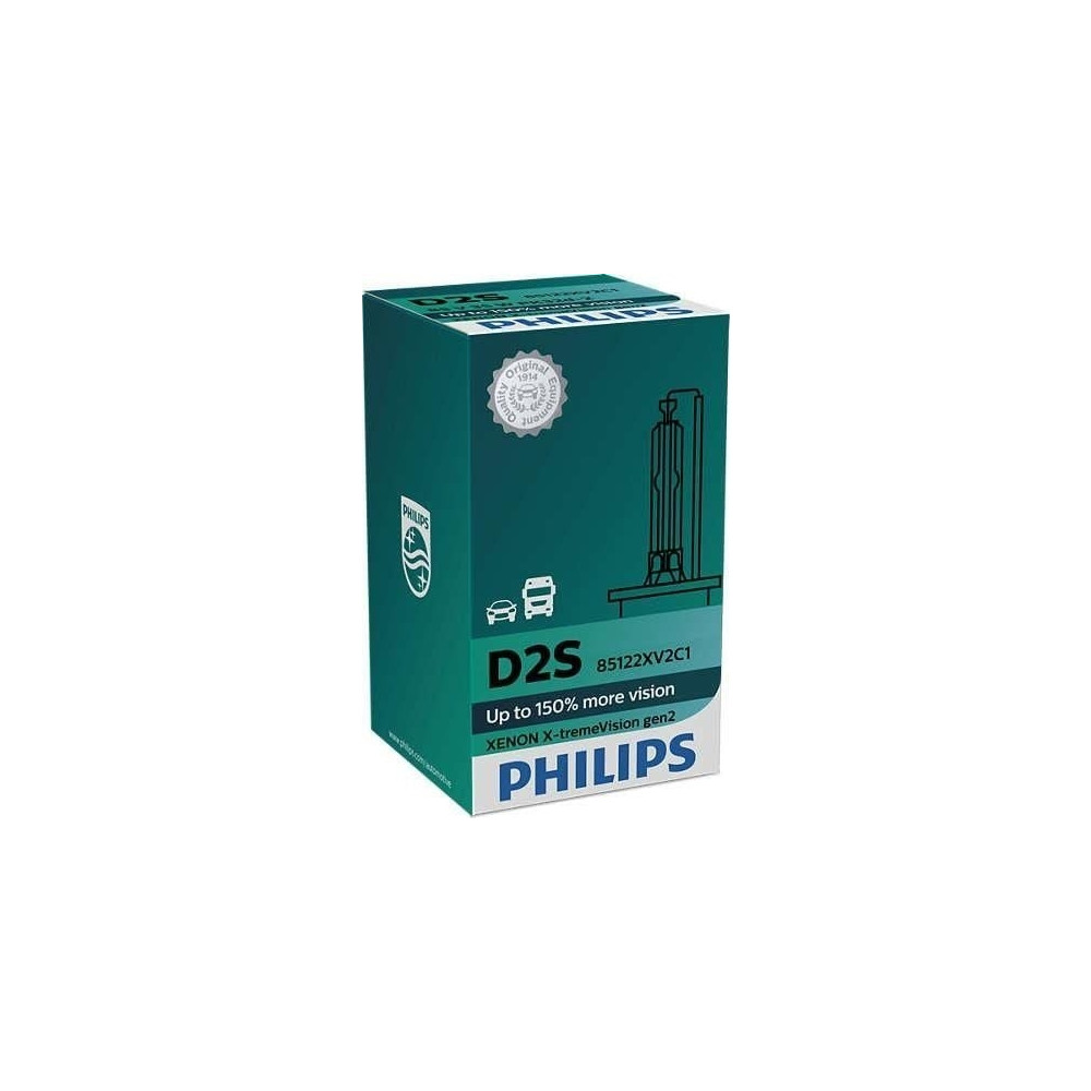 Produktbild för Philips D2S X-tremeVision Xenon 35W 12V+ 50%