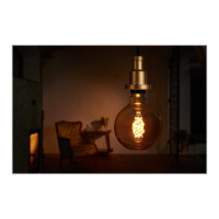 Produktbild för OSRAM Vintage 1906 - LED-glödlampa med filament - form: G125 - E27 - 5 W - varm komfortbelysning - 2000 K