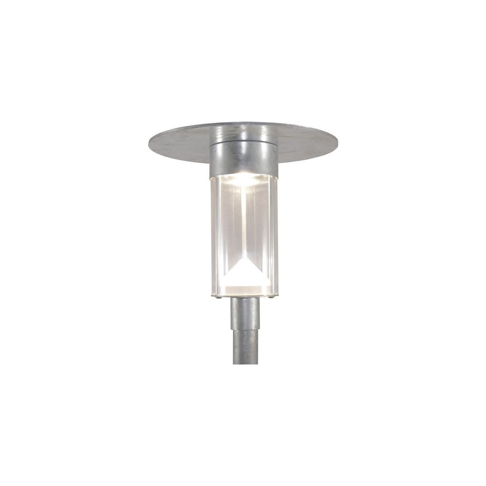 Produktbild för DeKaLED G5 parkarmatur för Ø60mm mast varmgalvaniserad LED D...