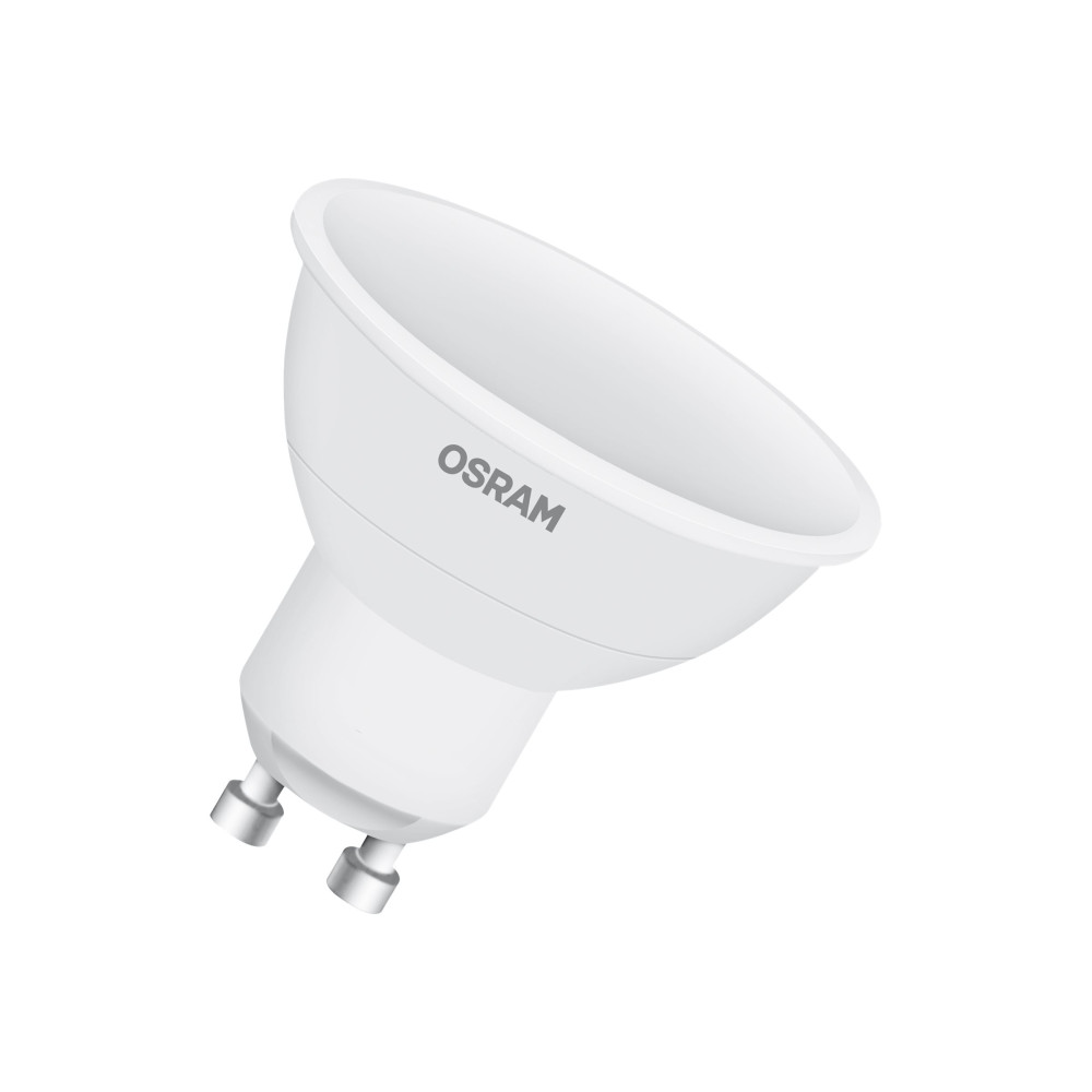 Produktbild för OSRAM LED STAR+ - LED-glödlampa - glaserad finish - GU10 - 4.2 W - RGBW/varmvitt ljus - 2700 K