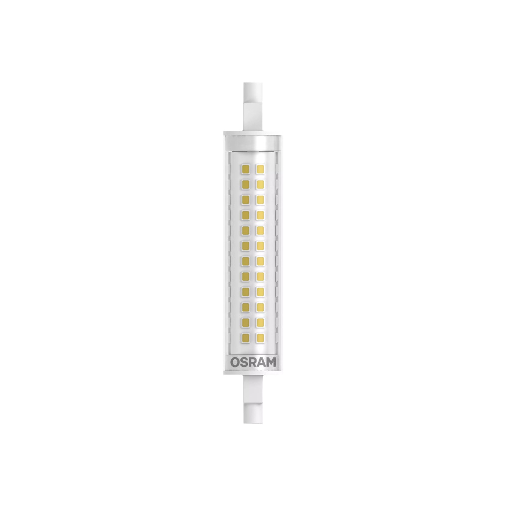 Produktbild för OSRAM LED SLIM LINE - LED-glödlampa - form: majs - klar finish - R7s - 12 W - varmt vitt ljus - 2700 K