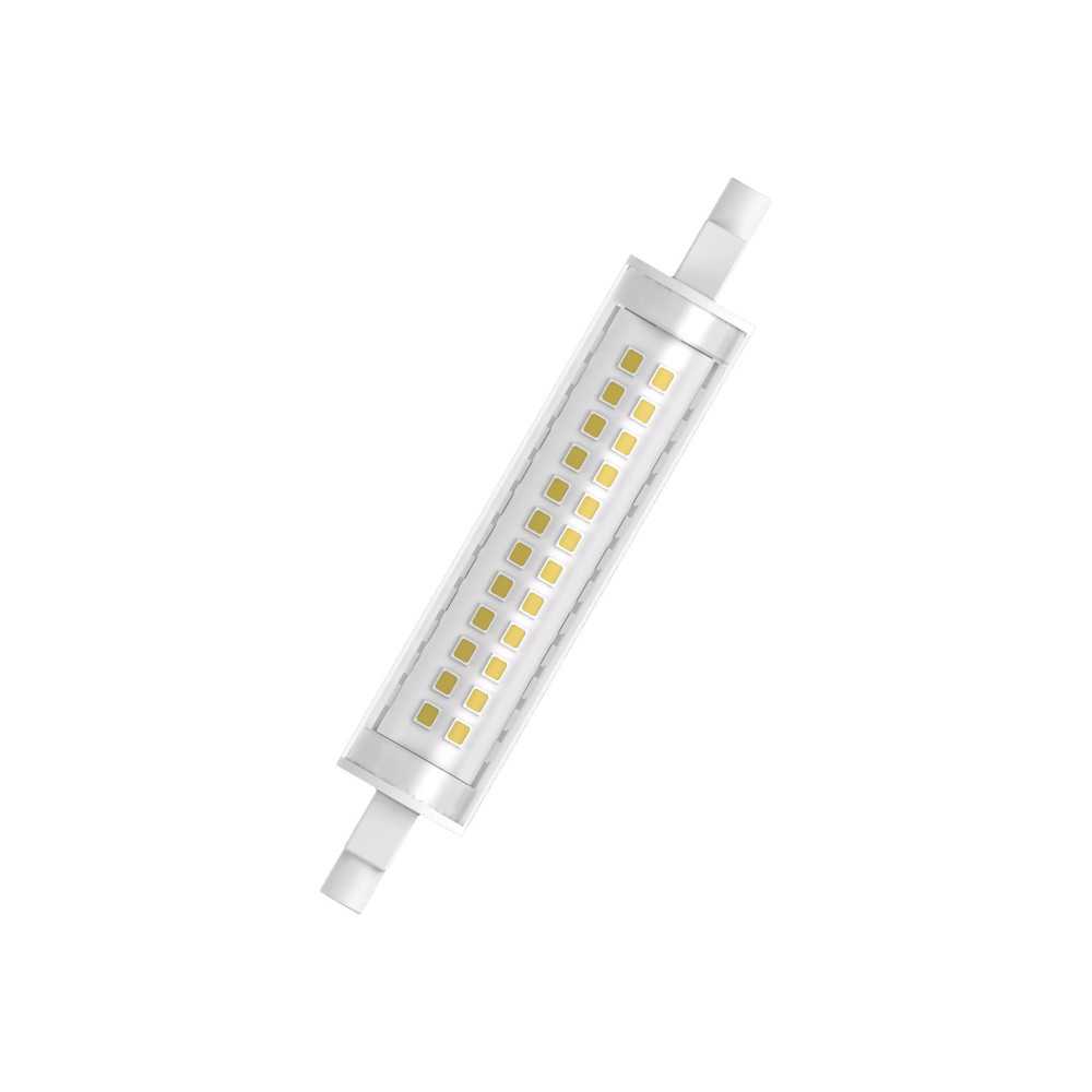 Produktbild för OSRAM LED SLIM LINE - LED-glödlampa - form: majs - klar finish - R7s - 12 W - varmt vitt ljus - 2700 K