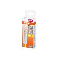 Produktbild för OSRAM LED SLIM LINE - LED-glödlampa - form: majs - klar finish - R7s - 12 W - varmt vitt ljus - 2700 K