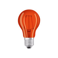 Produktbild för OSRAM LED STAR Décor Classic A - LED-glödlampa - form: A60 - E27 - 2.5 W - orange lampa - 1500 K