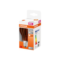 Produktbild för OSRAM LED STAR Décor Classic A - LED-glödlampa - form: A60 - E27 - 2.5 W - orange lampa - 1500 K
